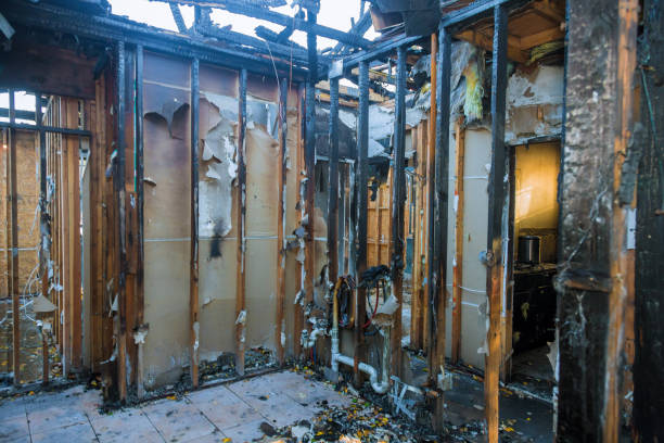 Professional Fire Damage Repair technician working in Warrington, PA